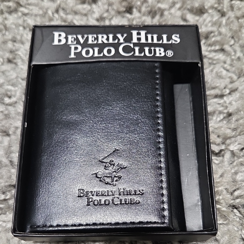 Beverly Hills Polo Club Elegant Black Card Holder
